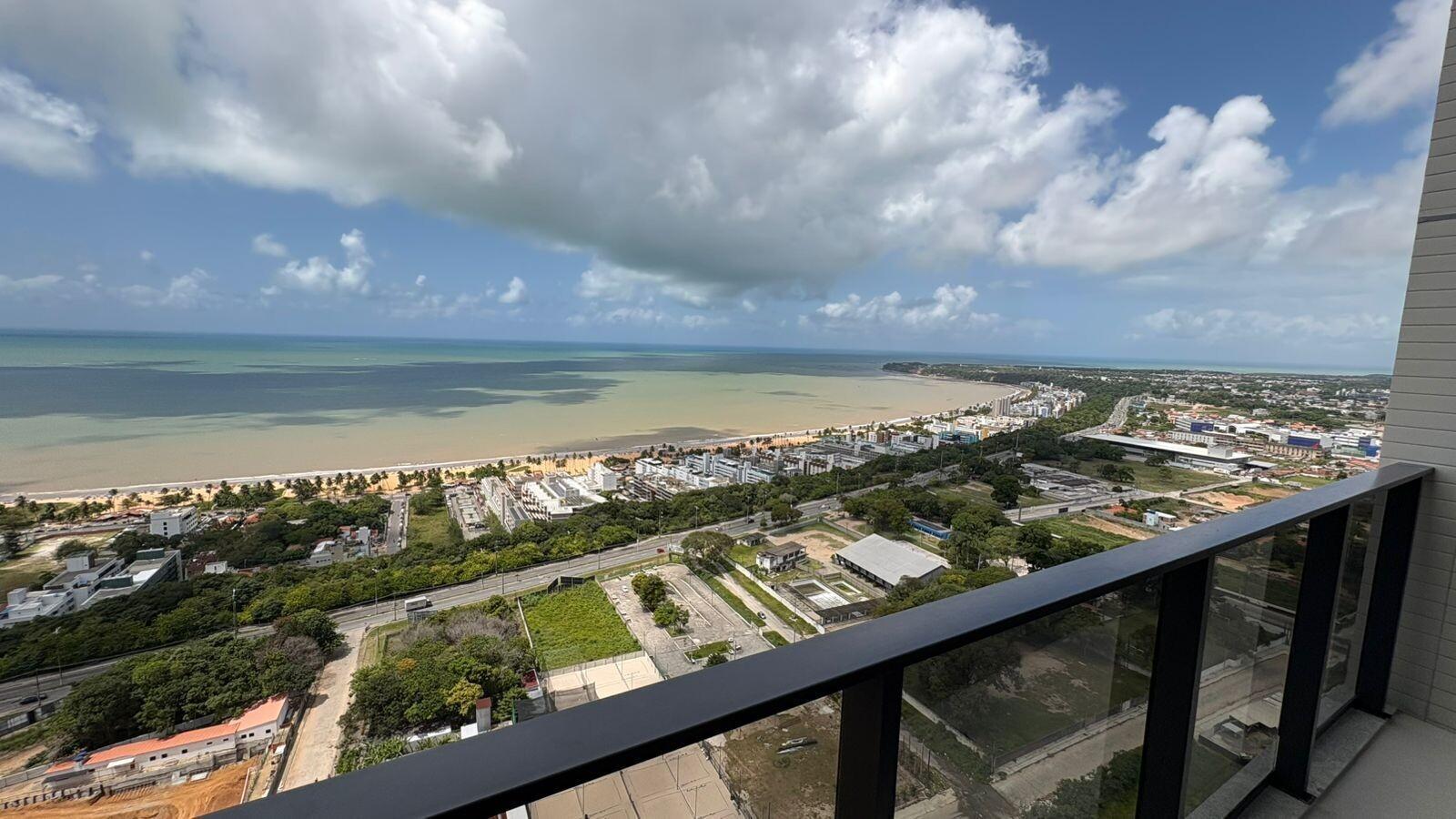 Apartamento de 1 suíte no Altiplano Cabo Branco Nobre com 2 vagas, porcelanato, no litoral, 60m²