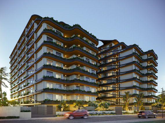 Apartamento com 1 dormitório à venda, 40 m² por R$ 562.137,73 - Ponta de Campina - Cabedelo/PB