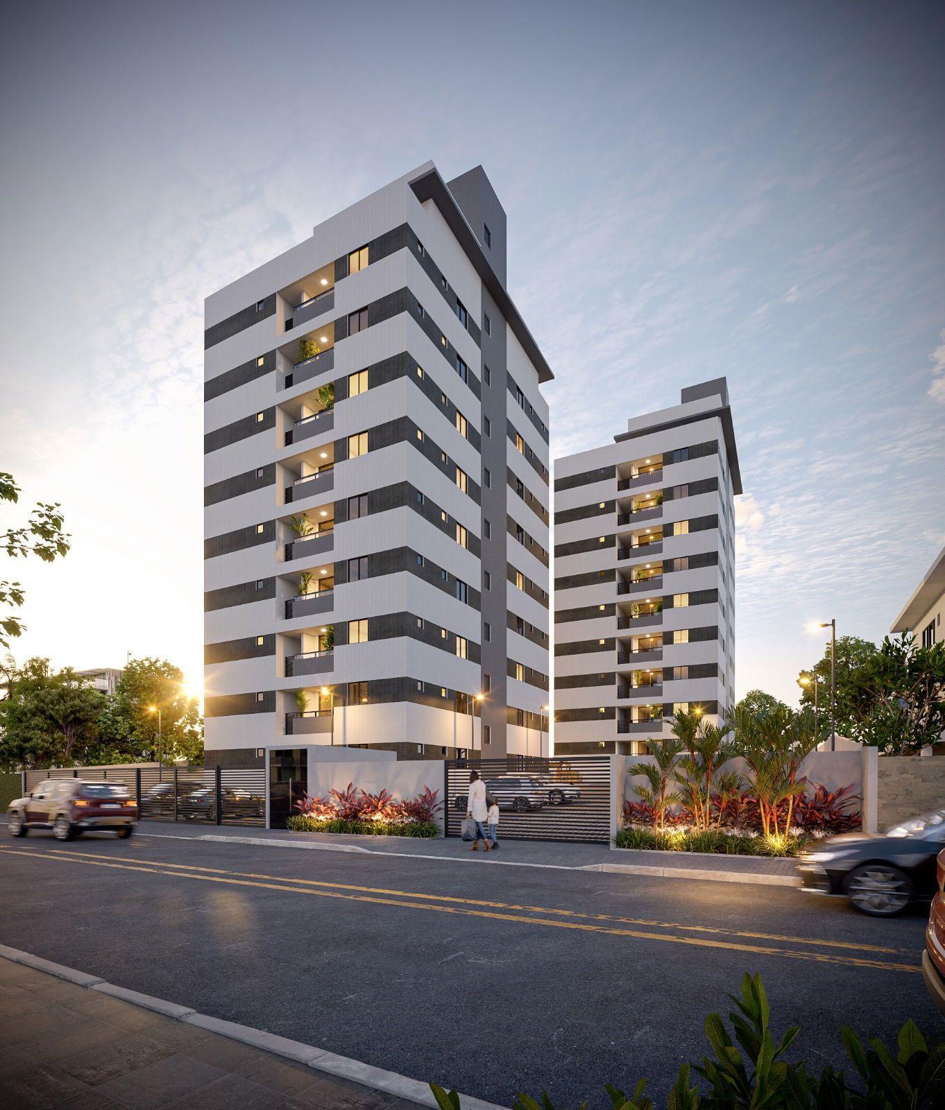 Apartamento com 2 dormitórios à venda sendo 1 suíte, 47.67 m² por - R$ 331.000,00 - BANCÁRIOS - João Pessoa/PB