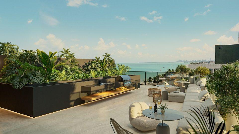 Apartamento com 3 dormitórios à venda, 96 m² por R$ 1.013.603,41 - Camboinha - Cabedelo/PB