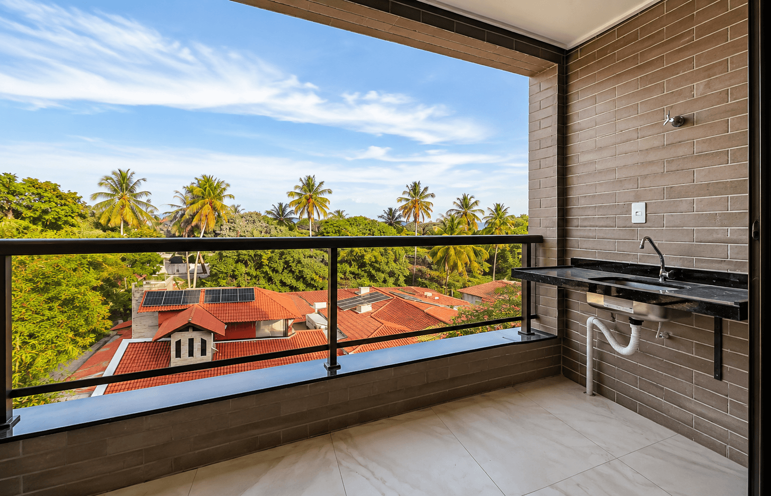 Apartamento de 2 dormitórios com suíte, 61 m², 200m da praia de Ponta de Matos em Cabedelo/PB