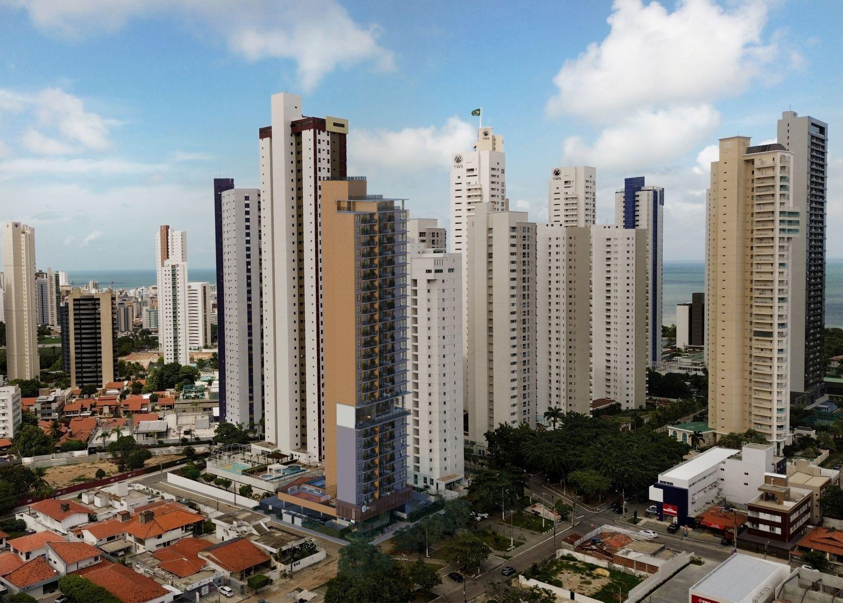 Apartamento com 1 dormitório à venda, 36.36 m² por - R$ 403.010,16 - Altiplano - João Pessoa/PB