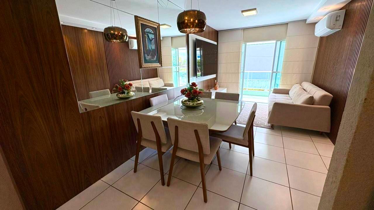 Apartamento mobiliado de 2 quartos com suíte, a 60m da Praia de Cabo Branco, João Pessoa