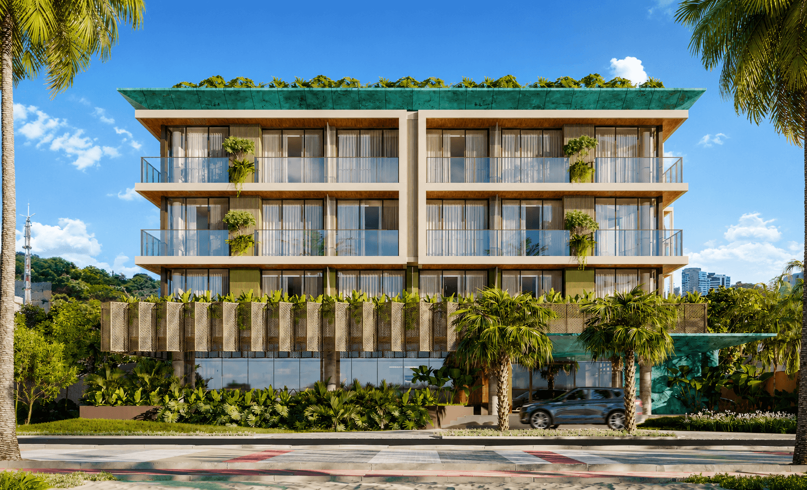 Stúdio com piscina, pet friendly e elevador em Cabo Branco, João Pessoa