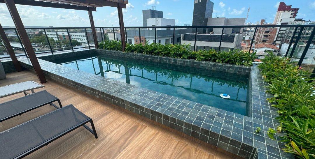 Flat com 1 dormitório à venda, 33 m² por R$ 299.900,00 - Intermares - Cabedelo/PB