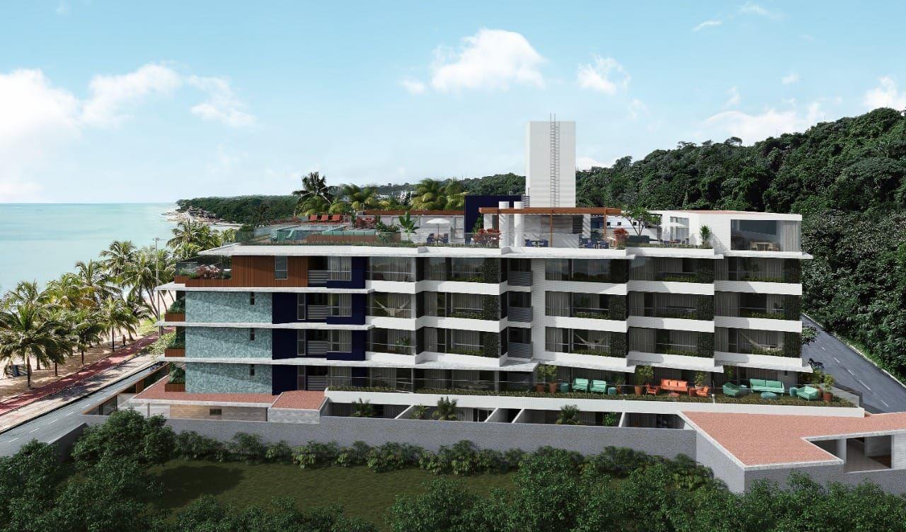 Apartamento com 1 dormitório à venda, 61 m² por R$ 900.423,57 - Cabo Branco - João Pessoa/PB
