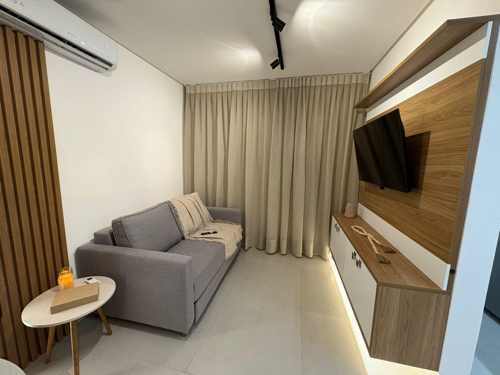 Flat mobiliado de 30 m², 1 quarto, na melhor localização de Cabo Branco